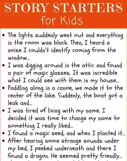 23 Free Fun and Fabulous Writing Prompts and Activities Teaching Expertise